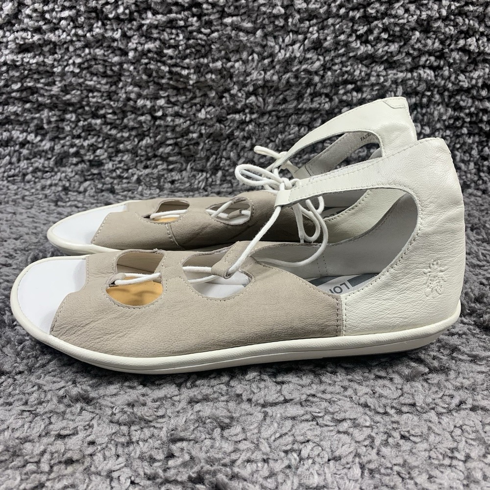 FLY‎ London Leather Lace Up Sandals Mura EU 41 US 10-10.5